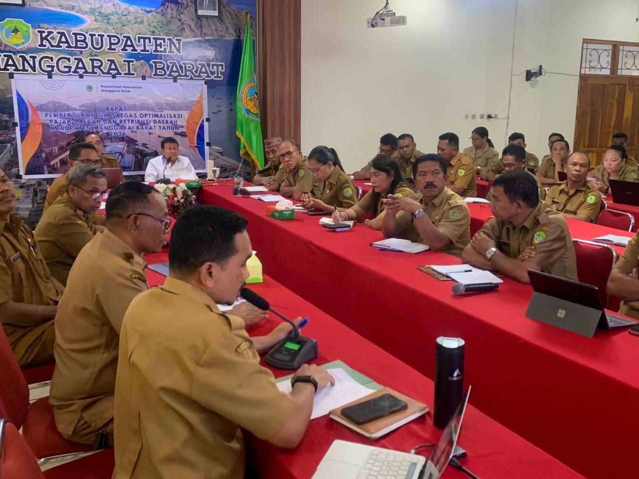 Pemkab Manggarai Barat Gelar Rapat Koordinasi Dukungan APBD terhadap Program Strategis Nasional dan Percepatan Pelaksanaan Proyek Strategis Daerah Tahun 2026